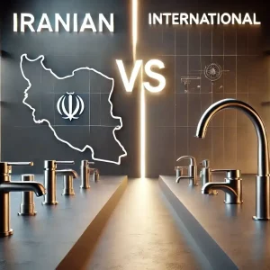 مقایسه برندهای معتبر شیرآلات ایرانی و خارجی