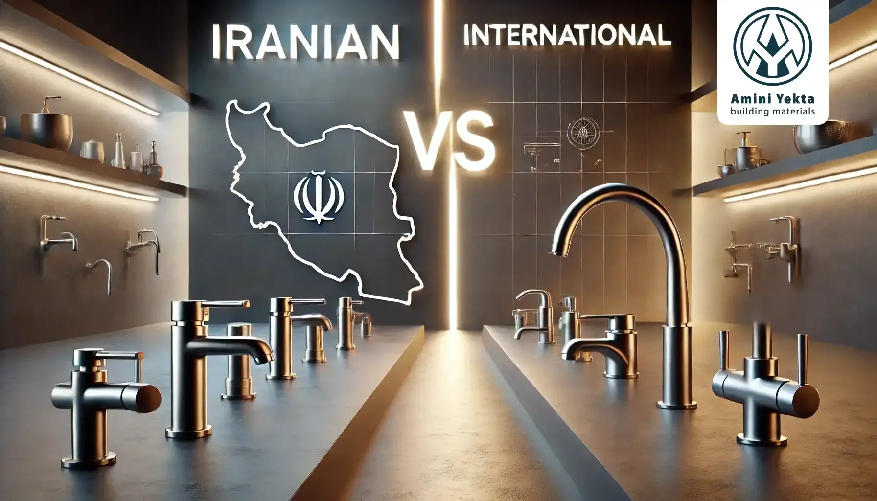 مقایسه برندهای معتبر شیرآلات ایرانی و خارجی