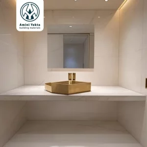 شیرآلات شیبه مدل هامون با طراحی مدرن و آبکاری کروم