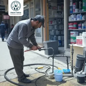 نمایی از بورس لوازم ساختمانی و شیرآلات در کرج