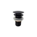زیرآب اتومات روشویی مشکی مات