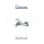 شیر حمام گلپایگان مدل فرانسوی رنگ کروم